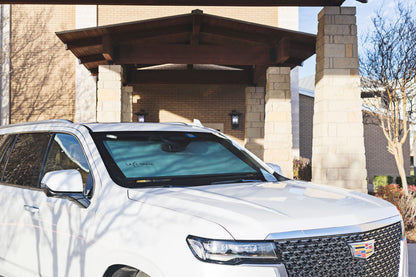 Lazy Shade—Retractable Automotive Windshield Sunshade